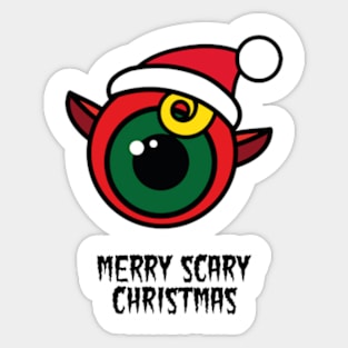 Elf's Eye • Merry Scary X-mas Sticker